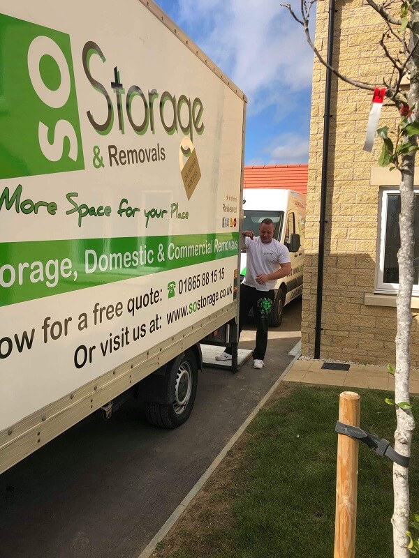 So Storage Branded Removal Truck