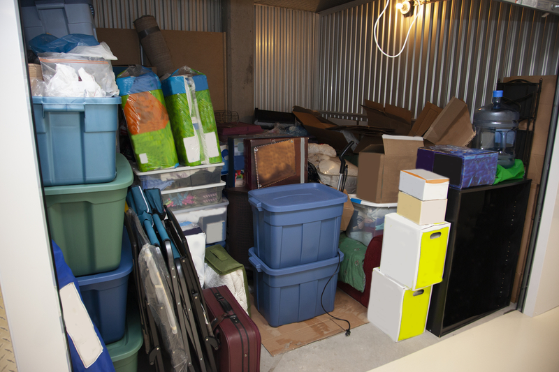 packed storage unit